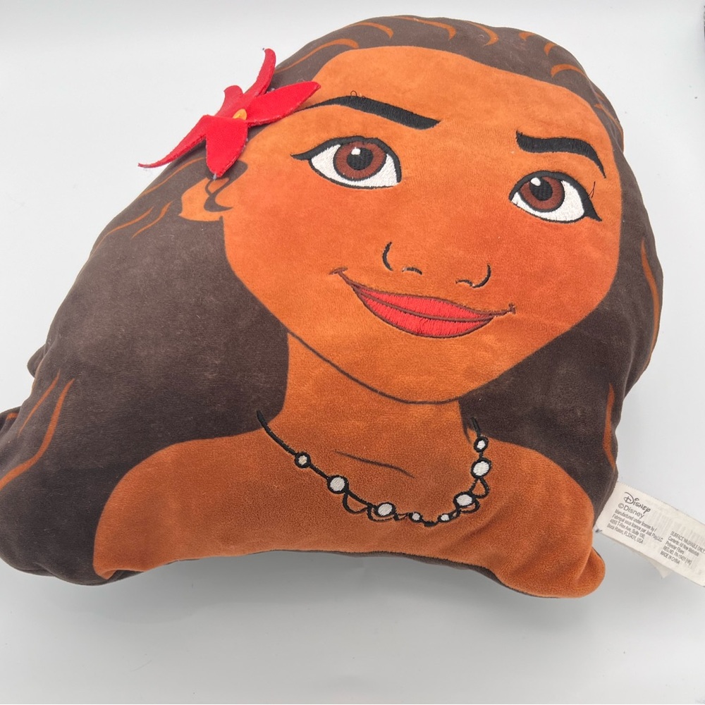 Disney Princess Moana Face Pillow - 11 inches high